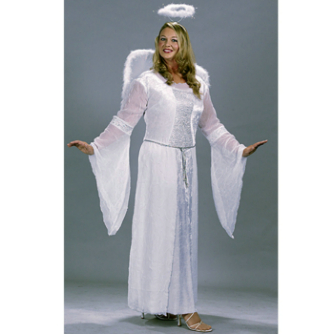Heavenly Angel White Plus Costume 1 Heavenly Angel White Plus Costume