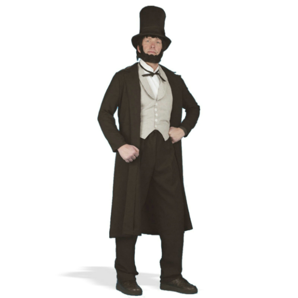 Abraham Lincoln Deluxe Adult Costume 1 Abraham Lincoln Deluxe Adult Costume