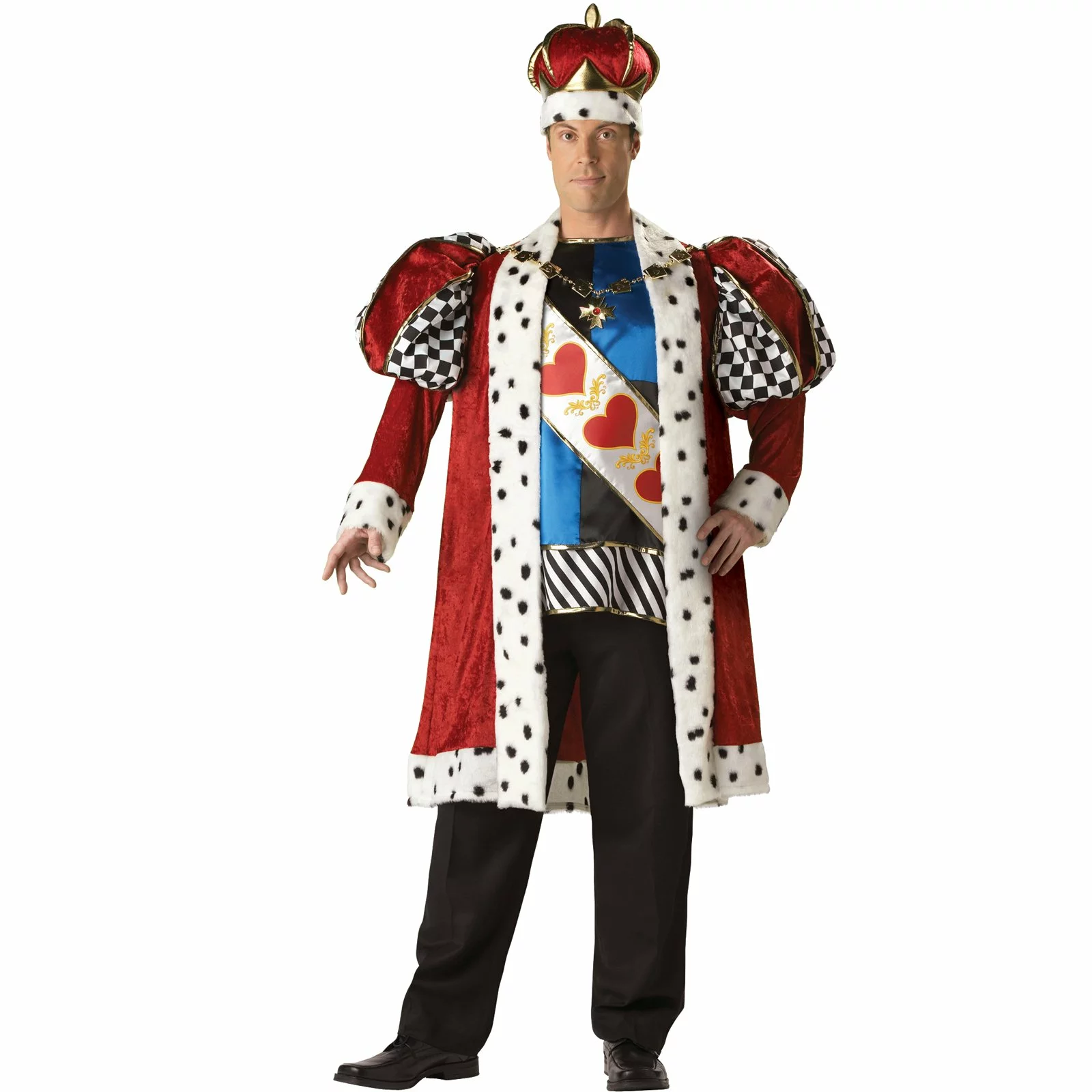 King Of Hearts Elite Collection Adult Plus Costume 1 King Of Hearts Elite Collection Adult Plus Costume
