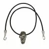 Corded Skull Necklace