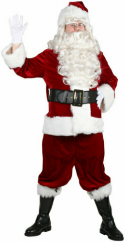 Velvet Complete Santa Costume - Adult 1 Velvet Complete Santa Costume - Adult