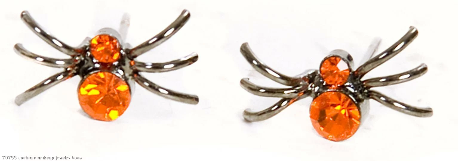 Spider Gem Earrings Child 1 Spider Gem Earrings Child