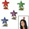 Happy New Year Star Hair Clip