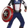 Adult Deluxe Captain America Movie Costume