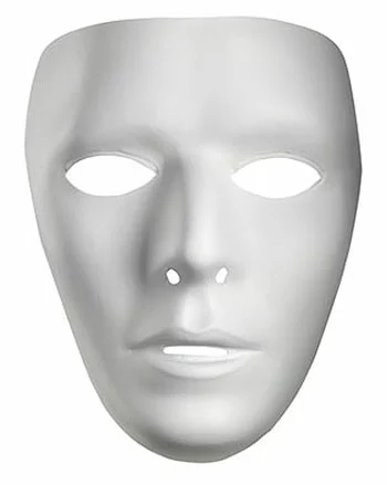 Blank Male Mask 1 Blank Male Mask