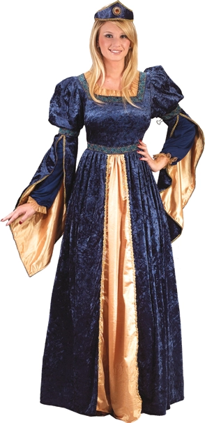 Blue Maiden Princess Plus Size Adult Costume 1 Blue Maiden Princess Plus Size Adult Costume