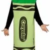 Adult Green Crayon Costume