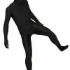 Mens Black Invisible Man Costume