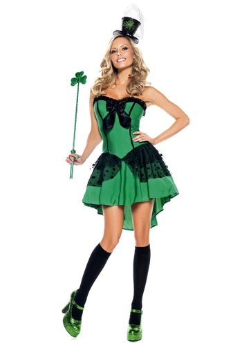 Irish Lady Luck Costume 1 Irish Lady Luck Costume