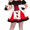 Plus Size Peasant Top Queen Of Hearts Costume