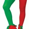 Red And Green Elf Tights