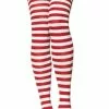 White And Red Striped Stockings